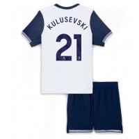 Dětský fotbalový dres Tottenham Hotspur Dejan Kulusevski #21 2024-25 Domácí Krátký Rukáv (+ trenýrky)